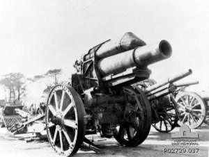 Morser 210 trophy, AWM image AWM image, imperial war museum stencilled on barrel