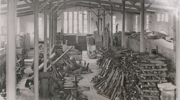 Annex building interior packed with trophies The Annex building that used to be on Sussex behind the Public Archives. (LAC photo)