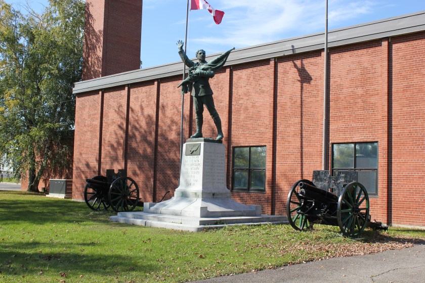 Morrisburg, ON War Memorial, author's photograph