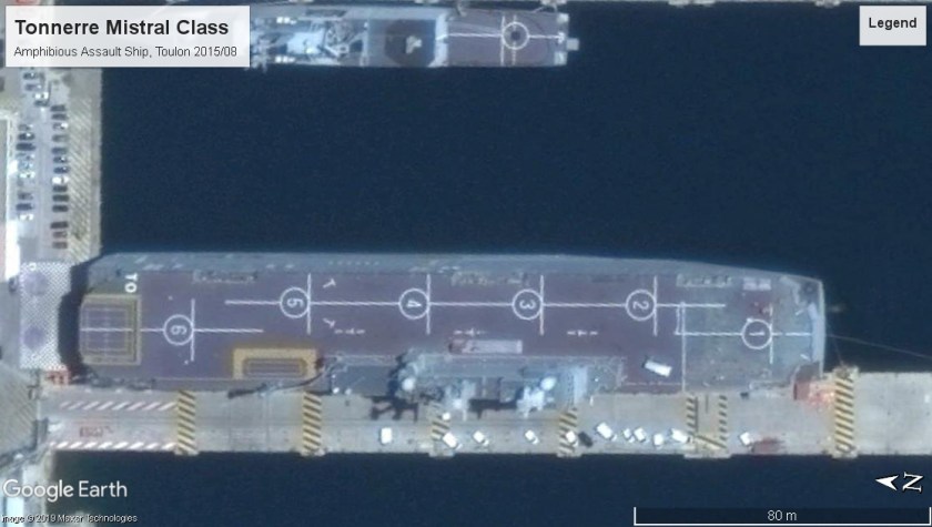Tonnerre Mistral Class Assault Ship 2015 Toulon