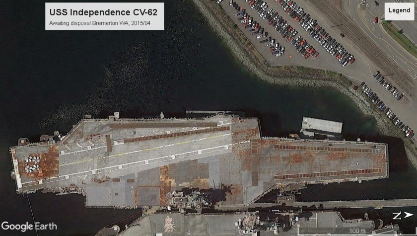 USS Independence CV-62 Bremerton 2015