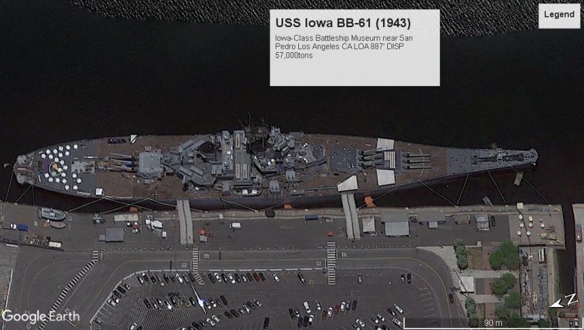 USS Iowa BB-61 SanPedroCA