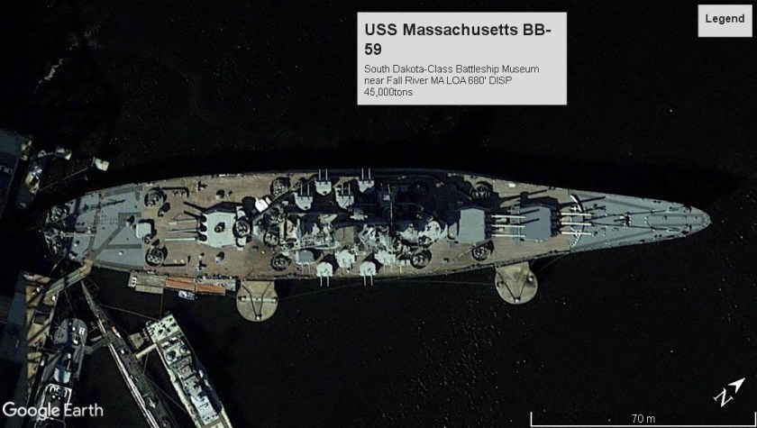 USS Massachusetts BB-59 FallRiverMA