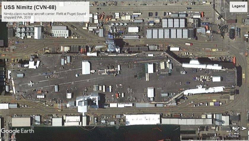 USS Nimitz Puget Sound refit 2018