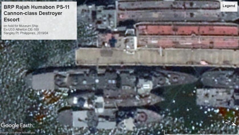 BRP Rajah Humabon Cannon-class DE Sangley Pt. Philippines 2019