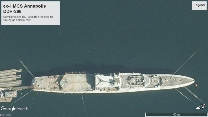 HMCS Annapolis 265 Gambier Is BC 2014