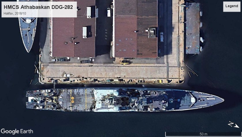 HMCS Athabaskan DDG-282 Halifax 2016