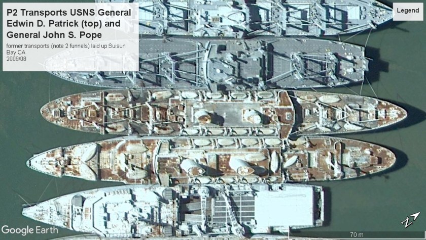 USNS tranports Generals E D Patrick and J S Pope Suisun 2009.jpg