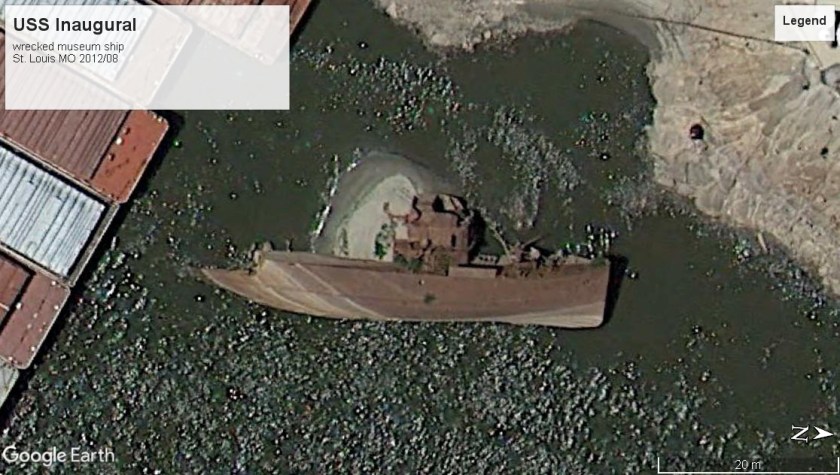 USS Inaugural wreck St Louis MO 2012