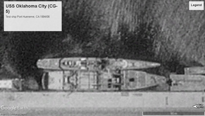 USS Oklahoma City CG-5 Port Hueneme 1994