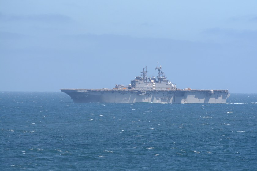 USS Comstock (LSD 45) Conducts Replenishment at Sea
