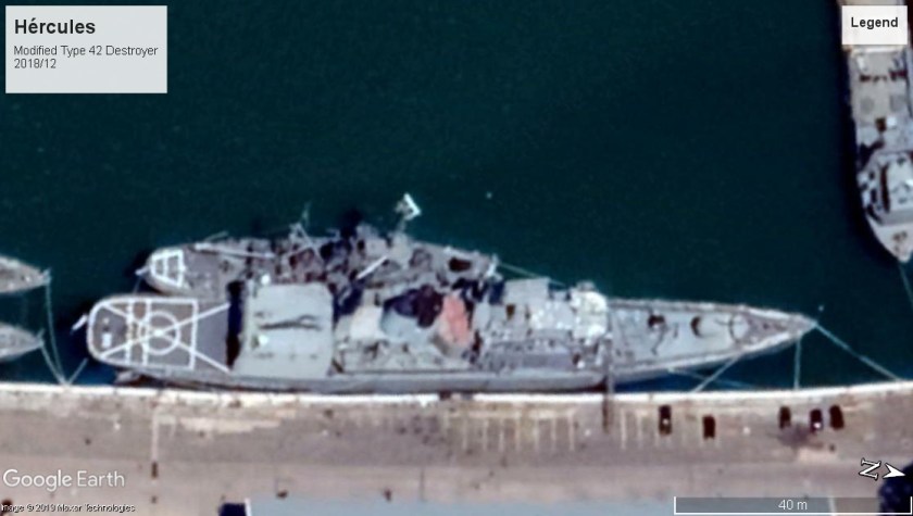 Hercules Type 42 destroyer Puerto Belgrano 2018