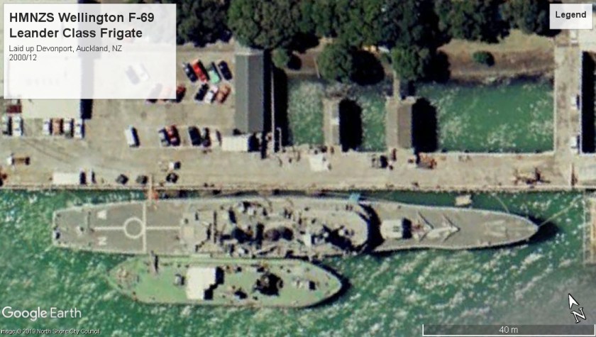 HMNZS Wellington Leander class Auckland NZ 2000