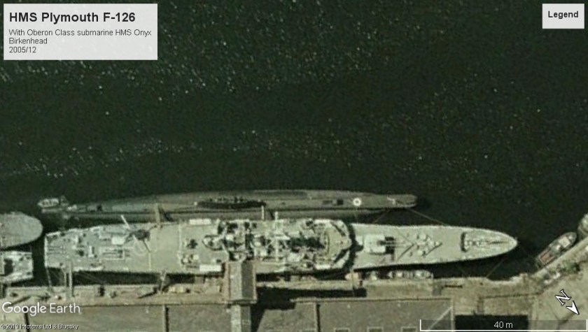 HMS Plymouth Rothesay Class Birkenhead 2005