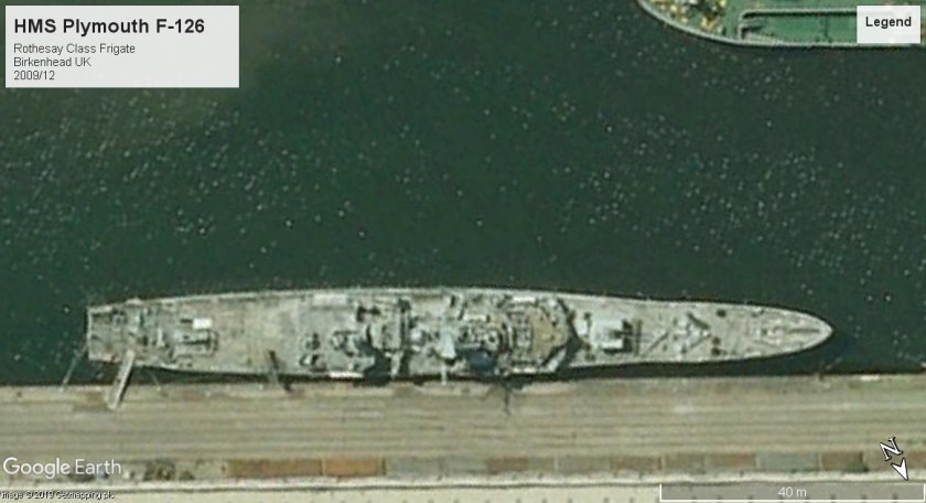 HMS Plymouth Rothesay Class Birkenhead 2009