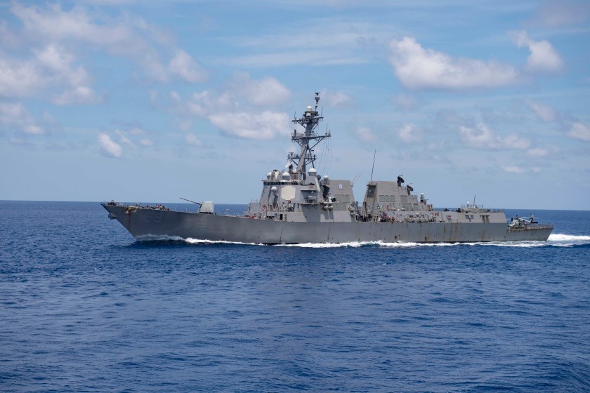 Forrest Sherman conducts COMPTUEX