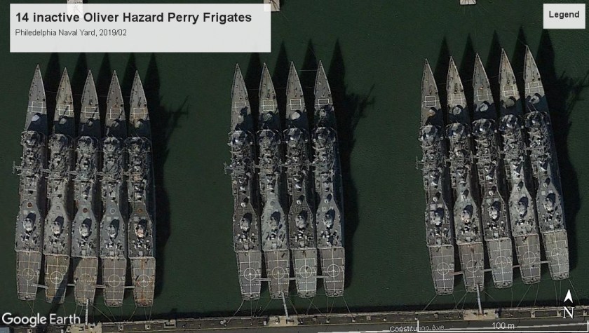 inactive Oliver Hazard Perry frigates Phile 2019