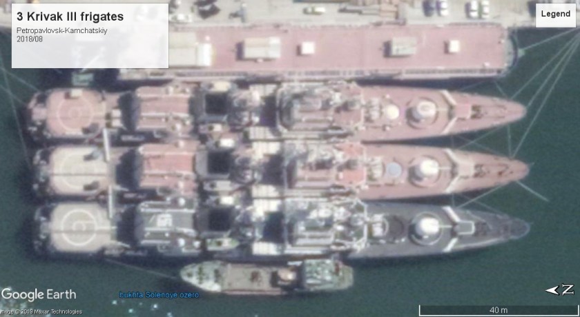 Krivak III frigates Petropavlovsk-Kamchatskiy 2018