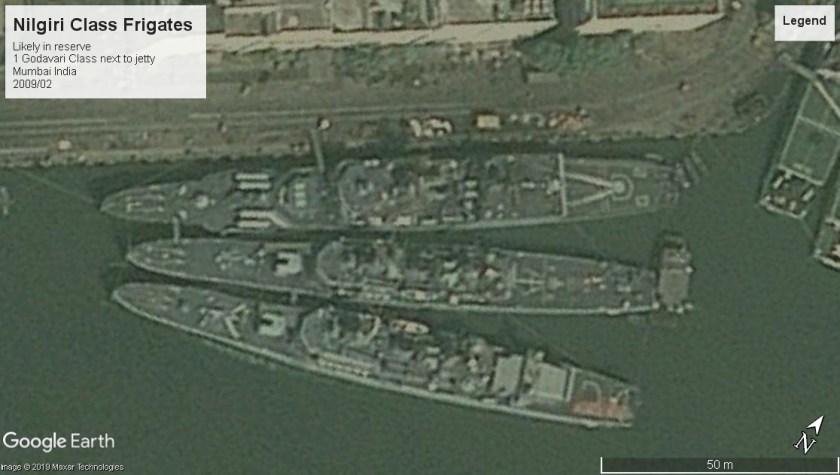 Nilgiri class 2 Indian Frigate Mumbai 2009