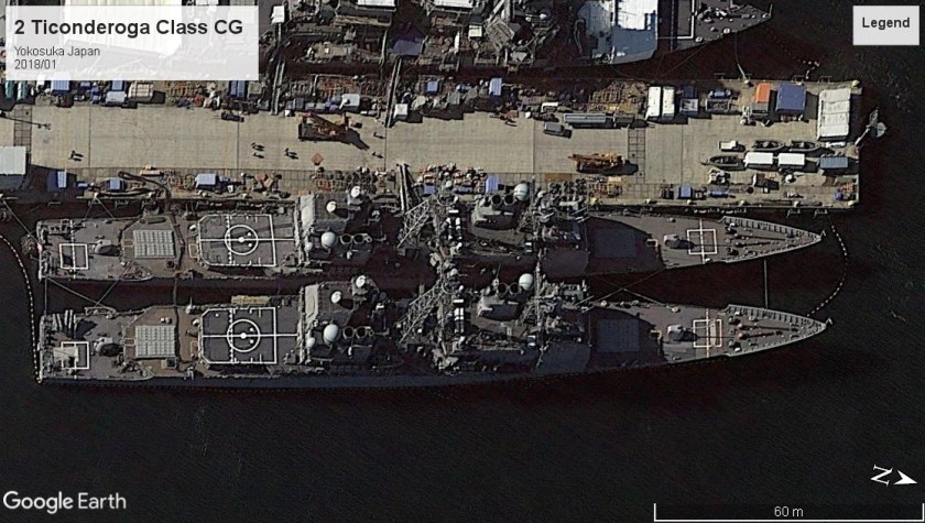 Ticonderogas at Yokosuka 2018
