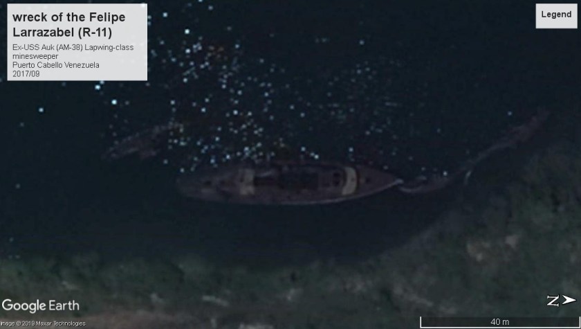 USS Auk wreck 2018 Venezuela