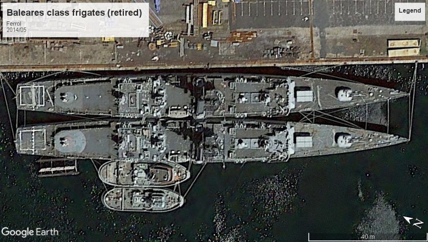 Baleares class frigates Ferrol 2014