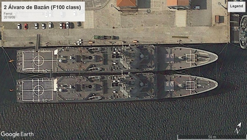 Álvaro de Bazán class destroyers Ferrol 2018