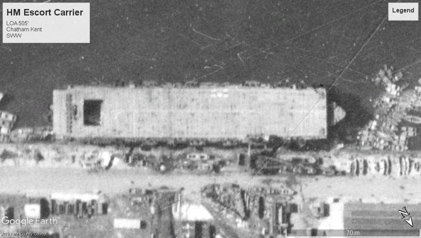 HM Escort Carrier Chatham Kent SWW