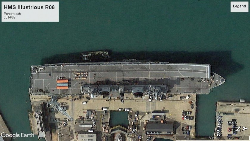 HMS Illustrious R06 Portsmouth 2014