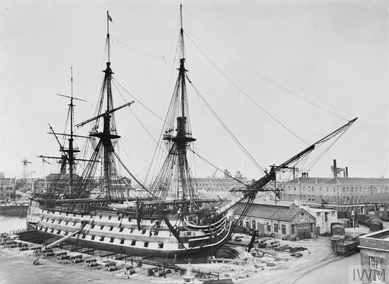 HMS Victory portsmouth 1945