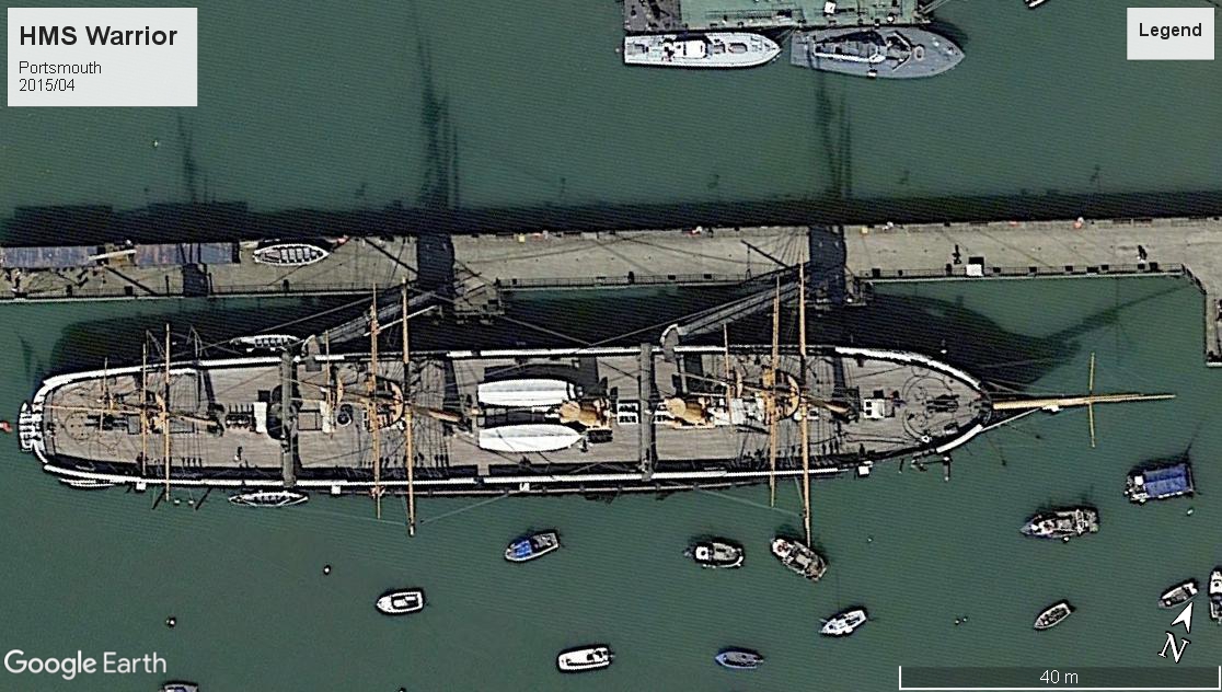 HMS Warrior 1861 Portsmouth 2015