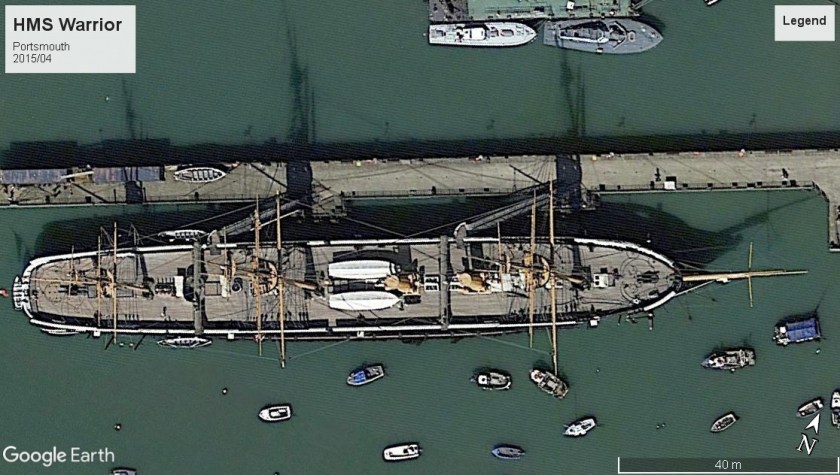 HMS Warrior 1861 Portsmouth 2015