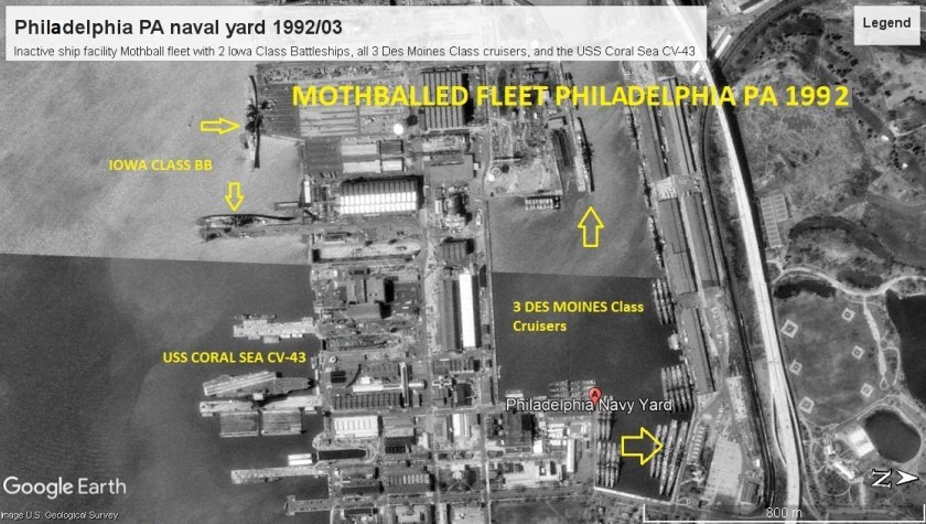 Philedelphia naval yard 1992 large ships