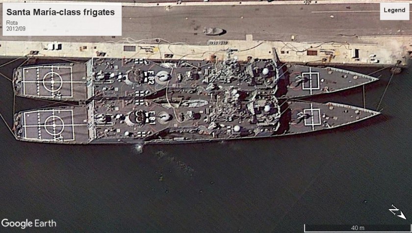 Santa María-class frigate rota 2012