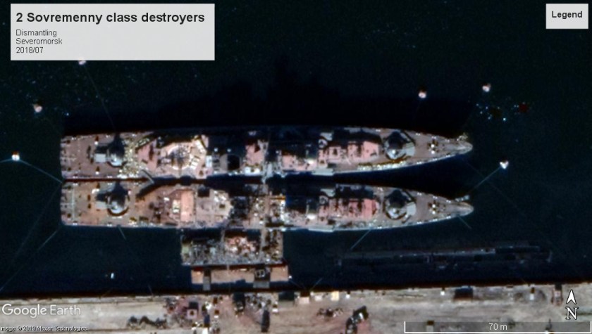 sovremenny class destroyers Severomorsk 2018