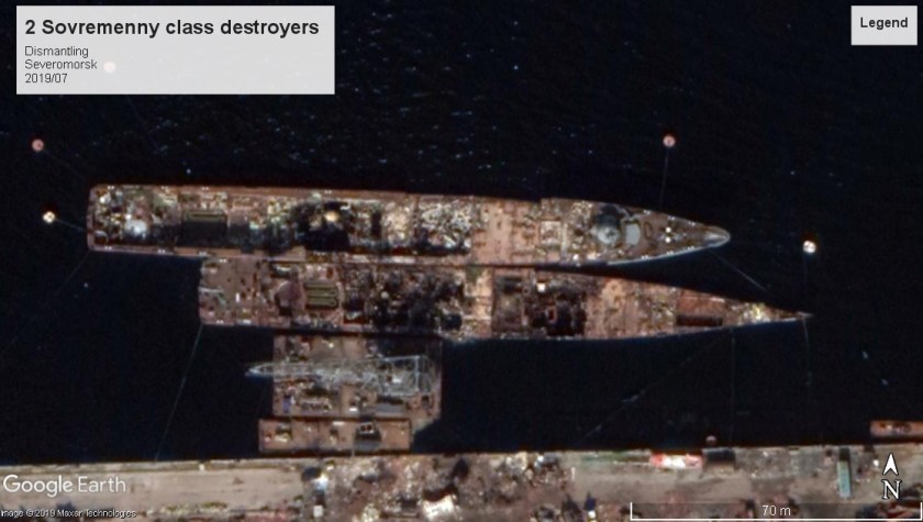 sovremenny class destroyers Severomorsk 2019