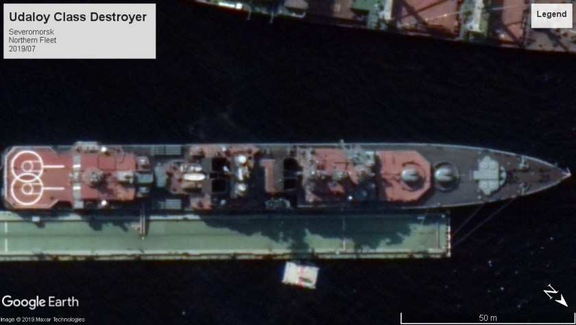 Udaloy class DD Severomorsk 2019
