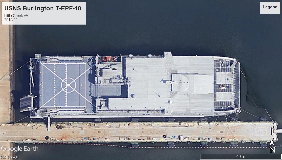 USNS Burlington TEPF-10 Little Creek CA 2019
