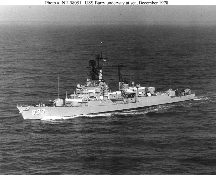 USS Barry 1978 NH 98051