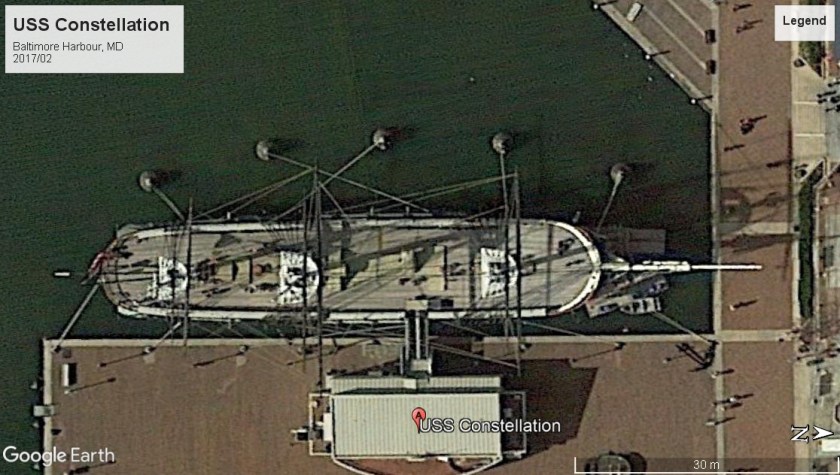 USS Constellation 1855 Baltimore MD 2017