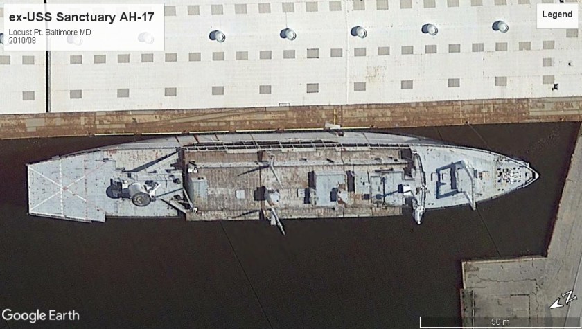 USS Sanctuary AH-17 Baltimore 2010