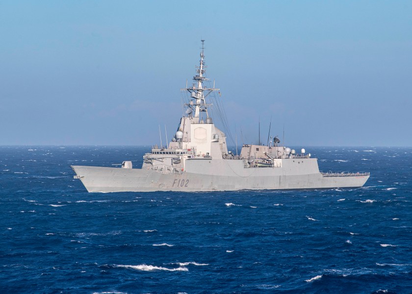 Almirante Juan de Borbon Conducts a Photo Exercise