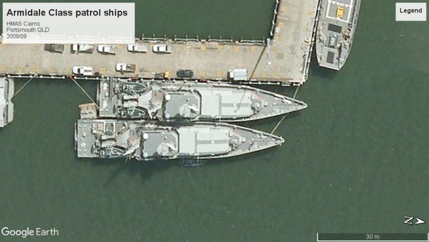 Armidale class patrol boats Cairns 2008