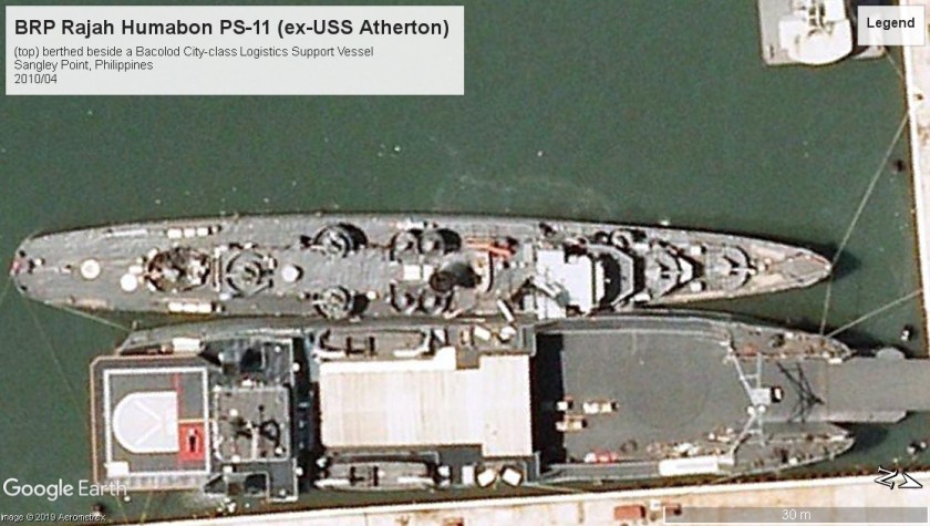 BRP Rajah Humabon Cannon-class DE Sangley Pt. Philippines 2010