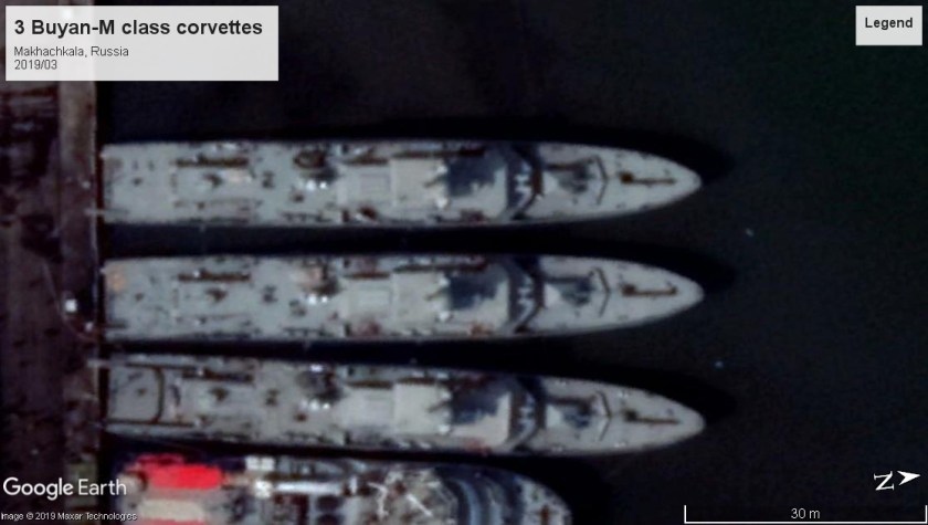 Buyan M class corvettes Makhachkala 2019