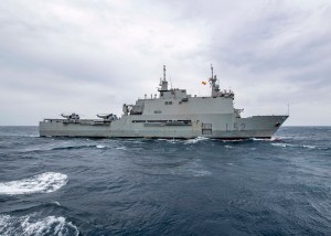 El Castilla Transits the Gulf of Cadiz