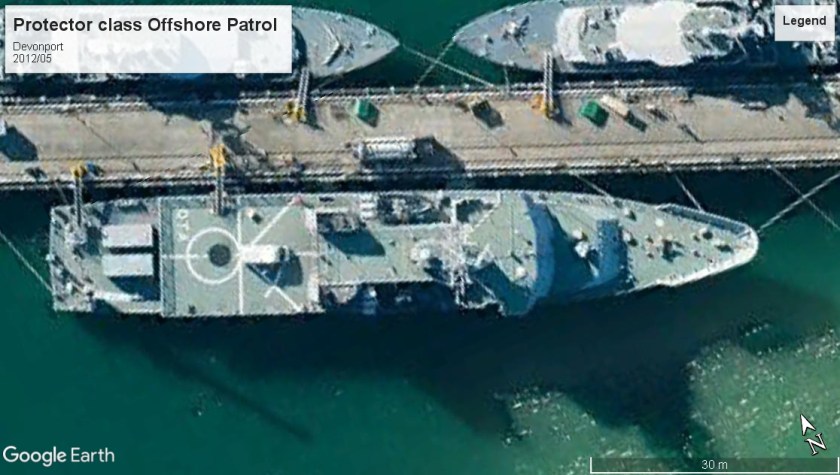 HMNZS Otago protector class Devonport 2012