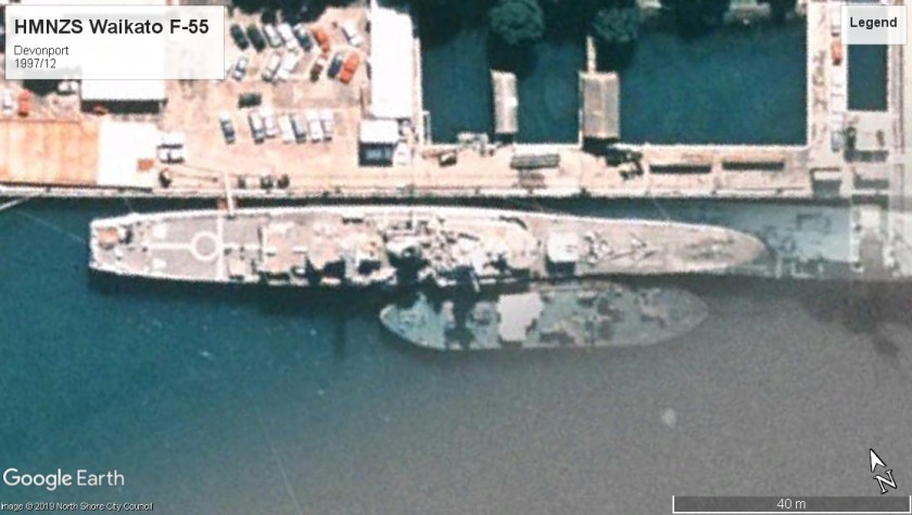 HMNZS Waikato devonport 1997