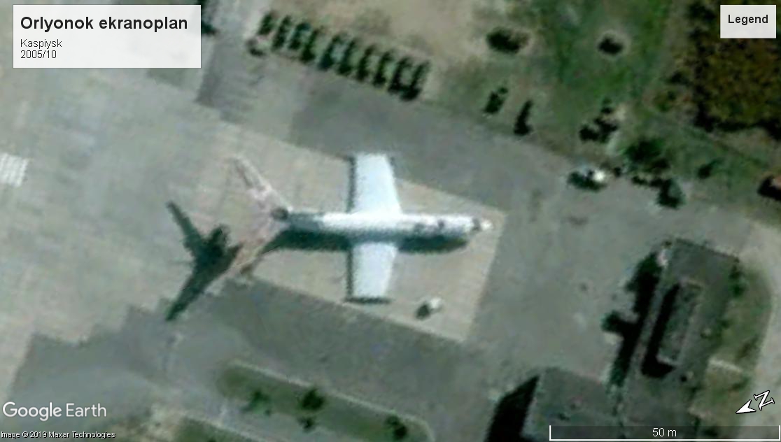 Orlyonok Ekranoplan Kaspiysk2005