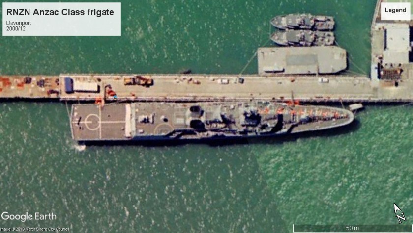 RNZN Anzac class frigate Devonport 2000